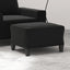 fodskammel 60x50x41 cm mikrofiberstof sort