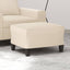 fodskammel 60x50x41 cm mikrofiberstof beige