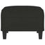 fodskammel 70x55x41 cm stof sort