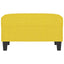 fodskammel 70x55x41 cm stof lysegul
