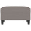 fodskammel 70x55x41 cm stof gråbrun