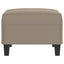 fodskammel 70x55x41 cm mikrofiberstof gråbrun