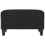 fodskammel 70x55x41 cm mikrofiberstof sort