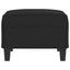 fodskammel 70x55x41 cm mikrofiberstof sort