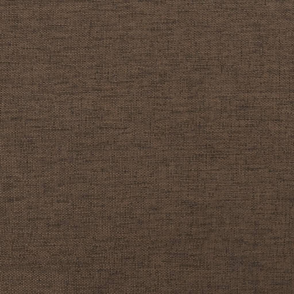 bænk 70x35x41 cm stof brun