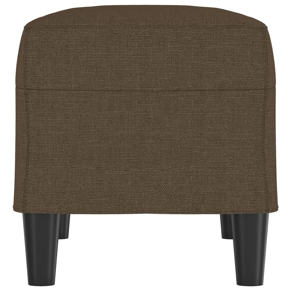 bænk 70x35x41 cm stof brun