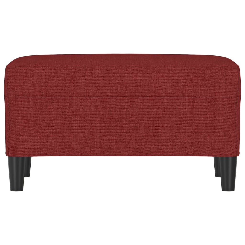 bænk 70x35x41 cm stof vinrød