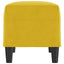 bænk 70x35x41 cm velour gul