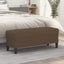 bænk 100x35x41 cm stof brun