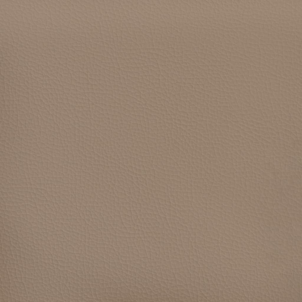 bænk 100x35x41 cm kunstlæder cappuccinofarvet
