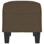 bænk 70x35x41 cm stof brun