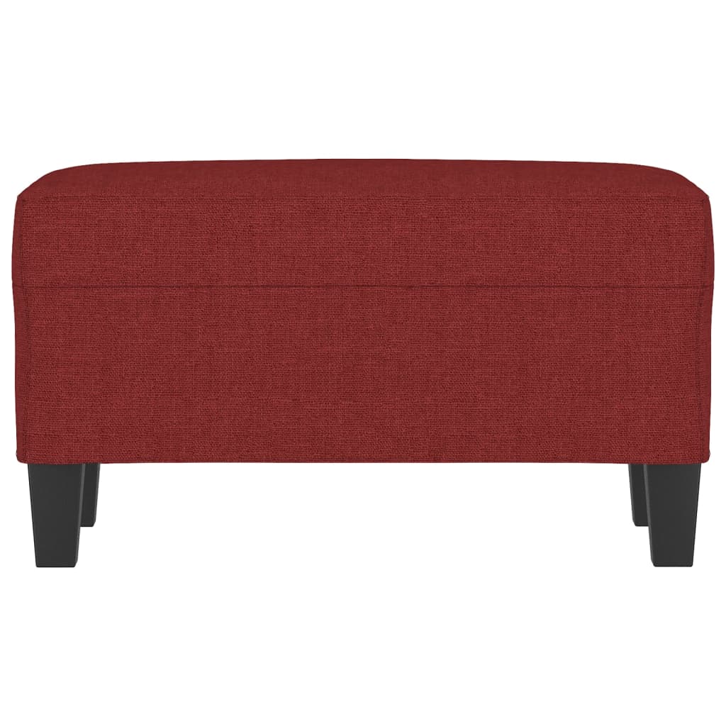 bænk 70x35x41 cm stof vinrød