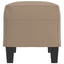 bænk 70x35x41 cm kunstlæder cappuccinofarvet