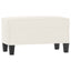 bænk 70x35x41 cm mikrofiberstof beige