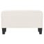 bænk 70x35x41 cm mikrofiberstof beige