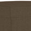 bænk 100x35x41 cm stof brun