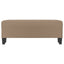 bænk 100x35x41 cm kunstlæder cappuccino farvet