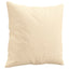 pyntepuder 2 stk. 40x40 cm stof cremefarvet