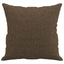 pyntepuder 2 stk. 40x40 cm stof brun