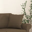 pyntepuder 2 stk. 40x40 cm stof brun