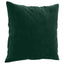 pyntepuder 2 stk. 40x40 cm velour mørkegrøn