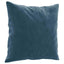 pyntepuder 2 stk. 40x40 cm velour blå