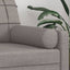 pyntepuder 2 stk. Ø15x50 cm stof gråbrun