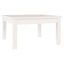 sofabord 55x55x30 cm massivt fyrretræ hvid