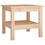 sofabord 45x45x40 cm massivt træ fyrretræ