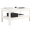 sofabord 80x50x40 cm massivt fyrretræ hvid