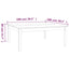 sofabord 100x100x40 cm massivt fyrretræ hvid