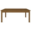 sofabord 100x100x40 cm massivt fyrretræ gyldenbrun