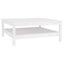 sofabord hvid 100x100x40 cm massivt træ fyrretræ