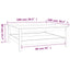 sofabord hvid 100x100x40 cm massivt træ fyrretræ