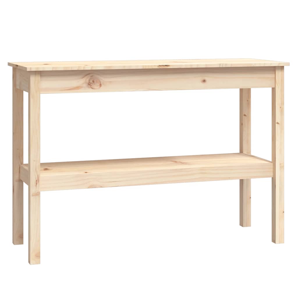 konsolbord 110x40x75 cm massivt fyrretræ