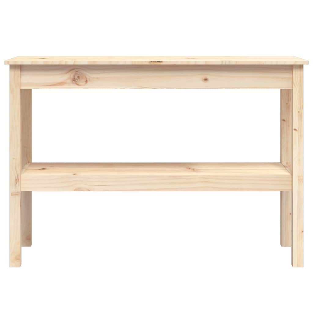 konsolbord 110x40x75 cm massivt fyrretræ