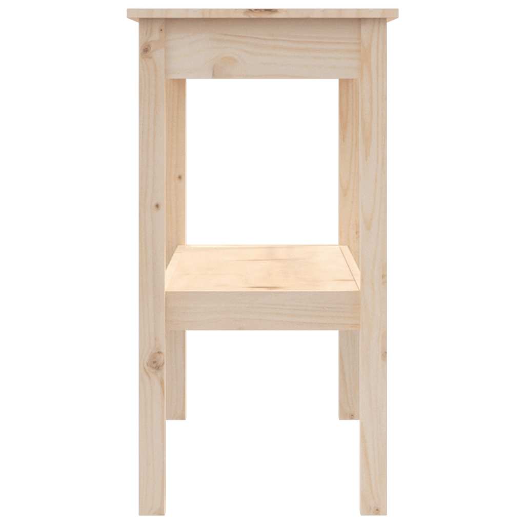 konsolbord 110x40x75 cm massivt fyrretræ