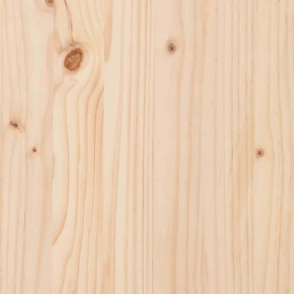 konsolbord 110x40x75 cm massivt fyrretræ