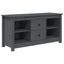 tv-bord 103x36,5x52 cm massivt fyrretræ grå