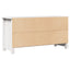 tv-bord 103x36,5x52 cm massivt fyrretræ hvid