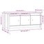 skoreol 110x38x45,5 cm massivt fyrretræ hvid