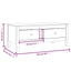 sofabord 100x50x40 cm massivt fyrretræ