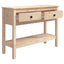 konsolbord 100x35x75 cm massivt fyrretræ