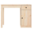 skrivebord 100x50x75 cm massivt fyrretræ