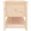 sofabord 102x49x55 cm massivt fyrretræ