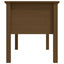 sofabord 102x49x55 cm massivt fyrretræ gyldenbrun