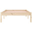 sengeramme uden madras 100x190 cm massivt fyrretræ