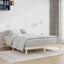 sengeramme uden madras 152x203 cm massivt fyrretræ