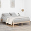 sengeramme uden madras 193x203 cm massivt fyrretræ