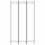 3-panels rumdeler 120x220 cm stof hvid